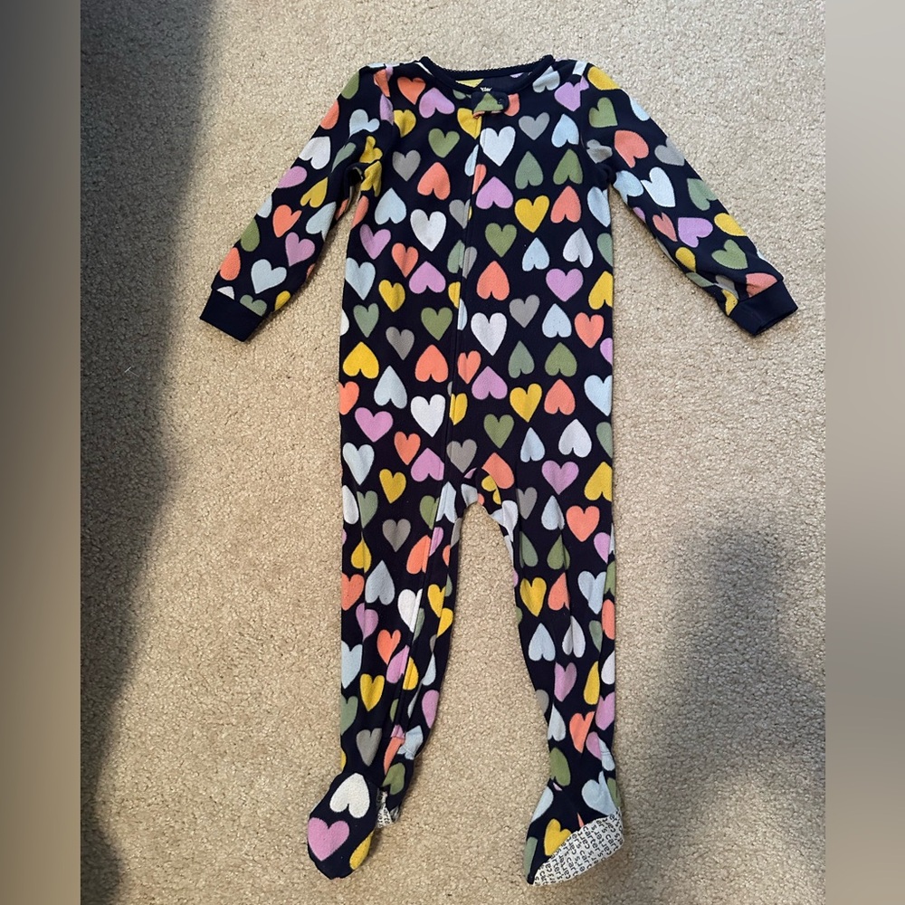 Toddle Fleece Footed Pj’s. Size 3T